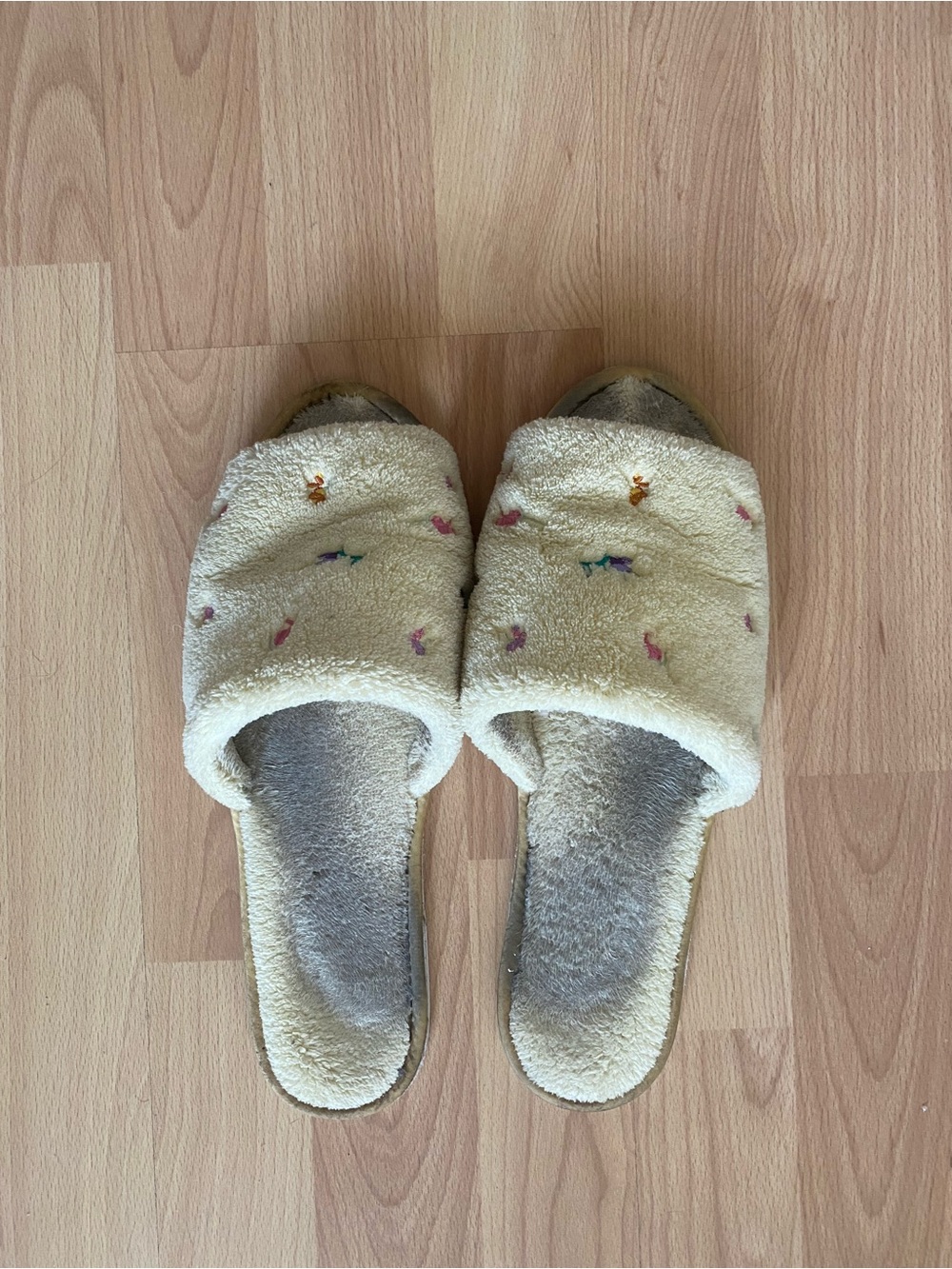 Well loved slippers